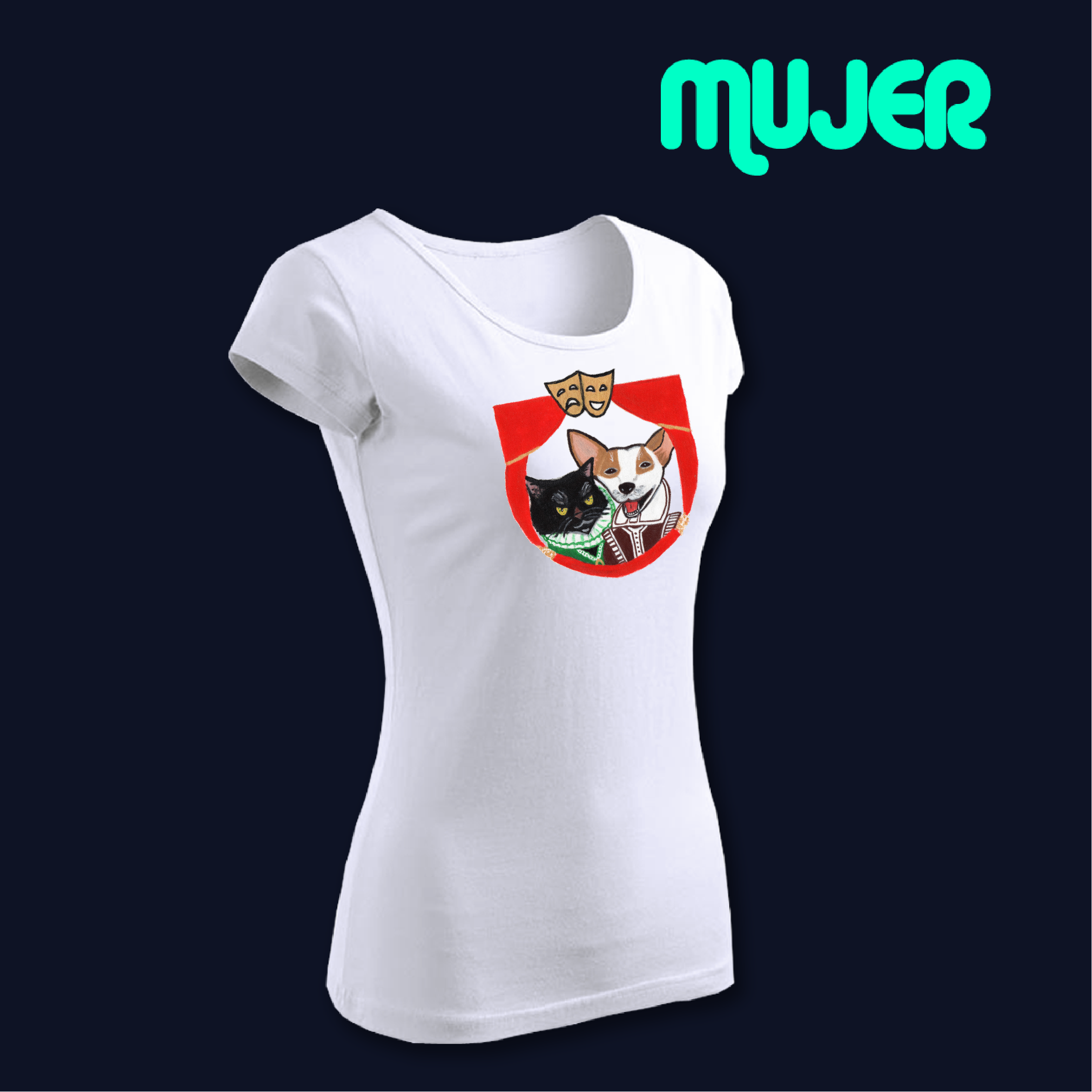 Camiseta de Algodón Mujer Mikimimi