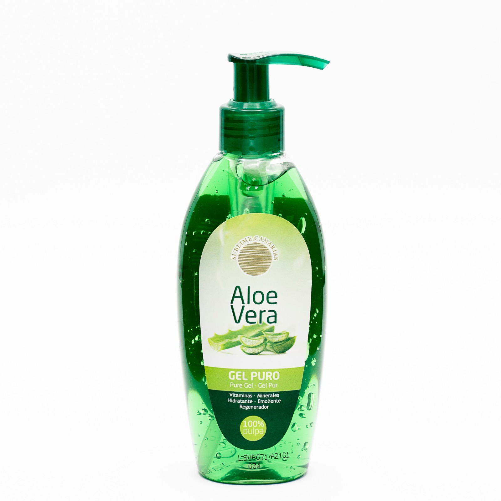 Gel Verde Aloe Vera 200 ml Regenerador de la piel.