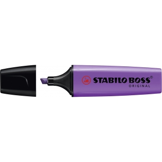 MARCADOR FLUORESCENTE LAVANDA STABILO BOSS