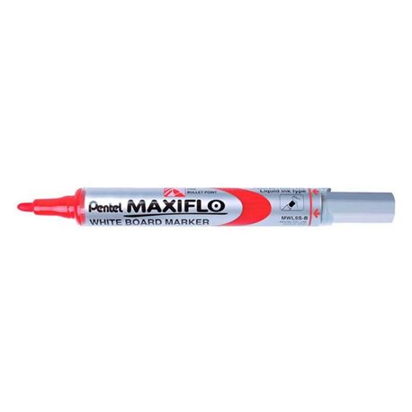 ROTULADOR ROJO PIZARRA PENTEL MAXIFLO