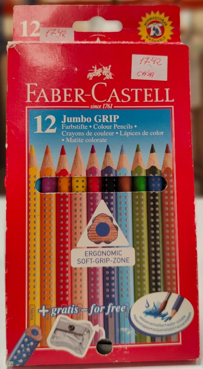FABER CASTELL LAPICES TRIANGULARES x12
