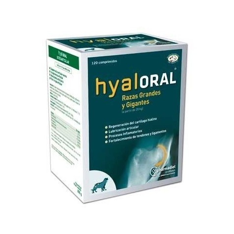 Hyaloral Razas Grandes 120 comprimidos