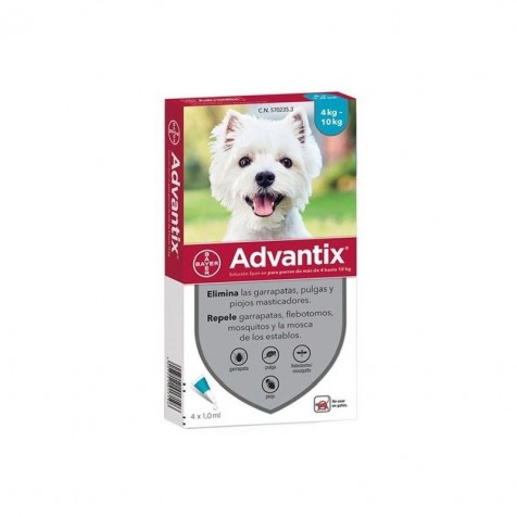 Advantix caja 4 pipetas (4-10 kg)