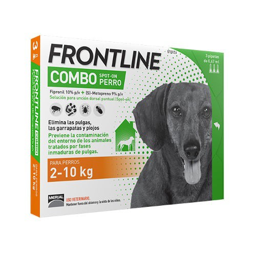 Frontline Combo Spot On Perros 2-10 Kg 3 Pipetas