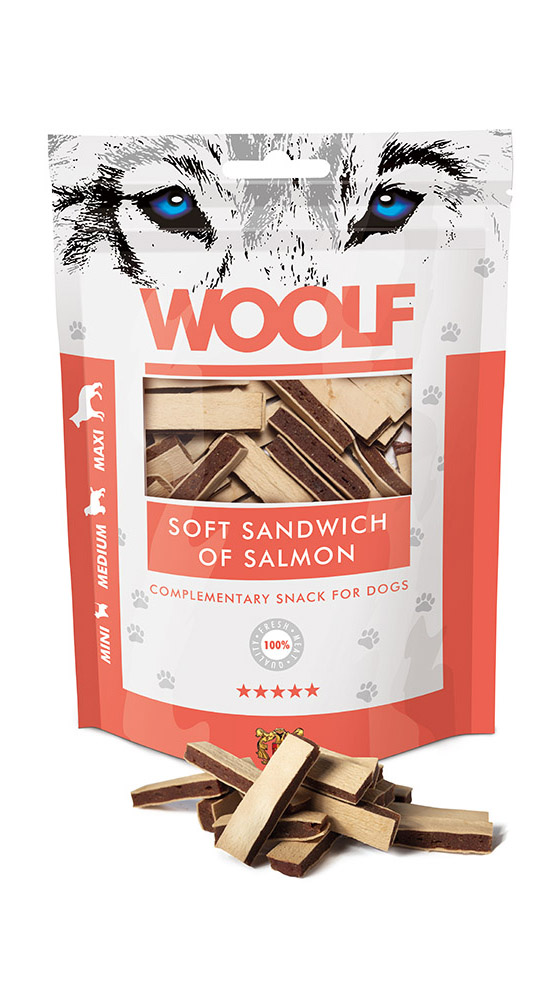 Woolf Snack Sandwich de Salmón 100gr