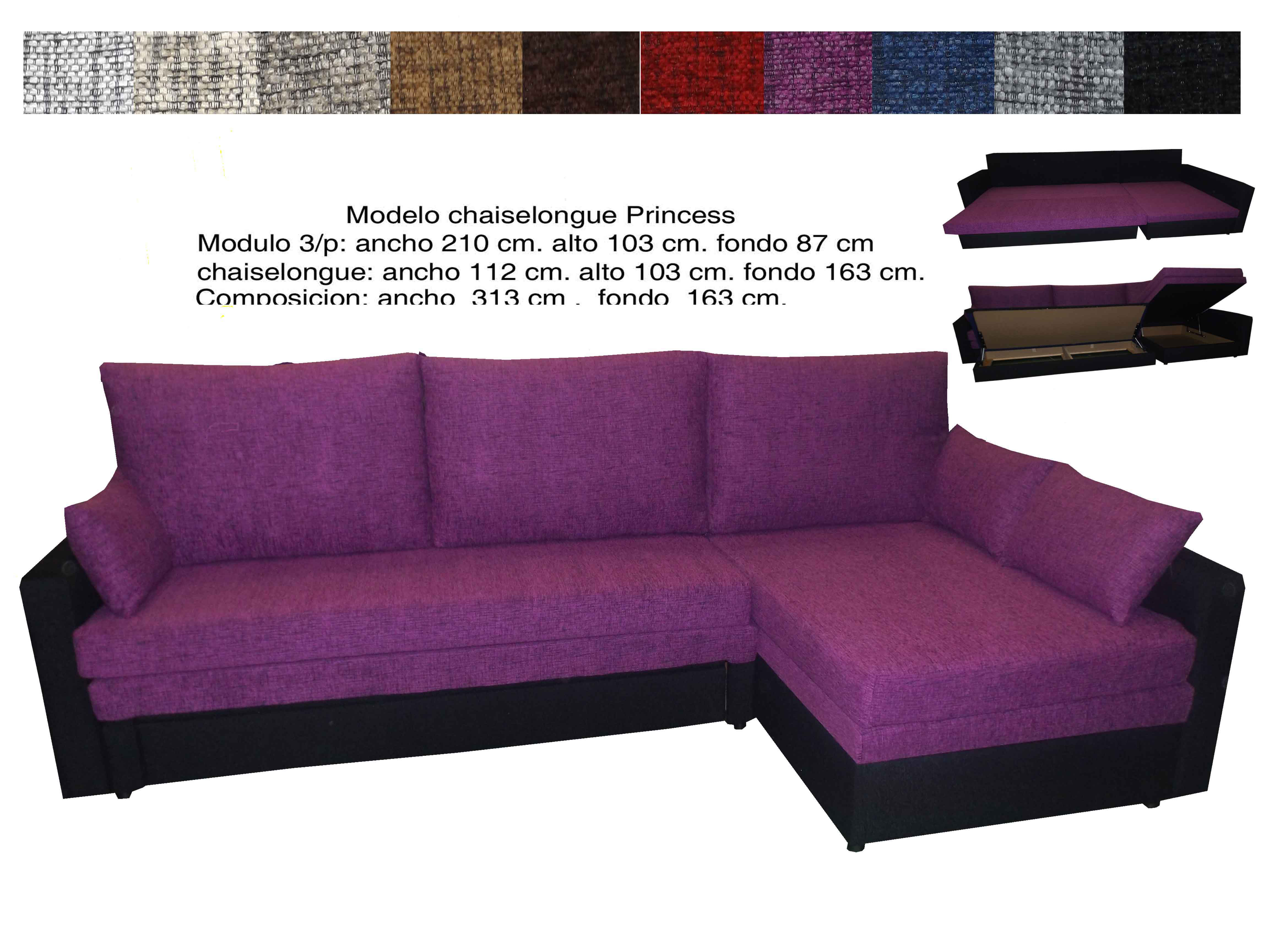 Chaise longue mod. Princess