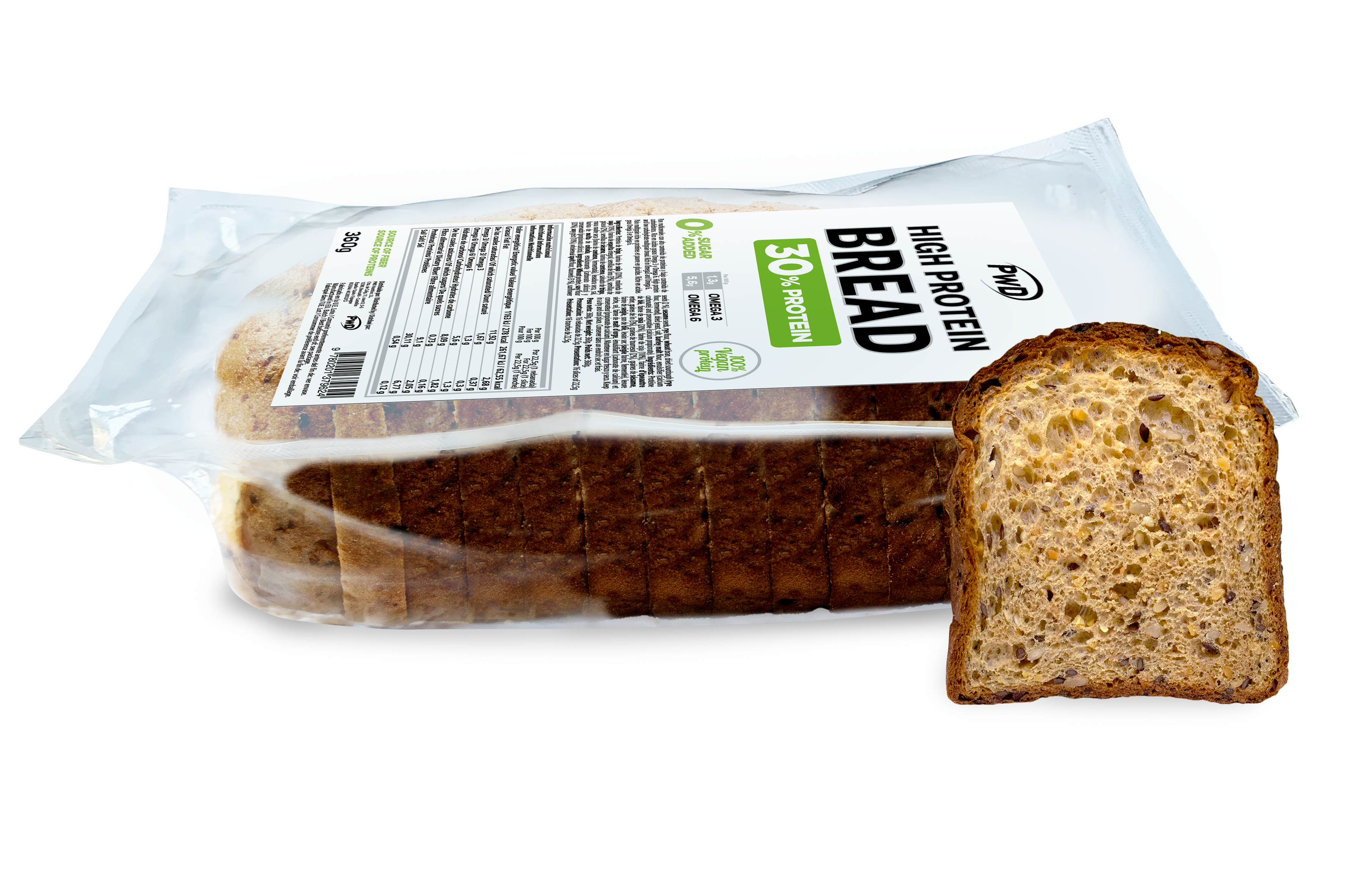 High protein bread