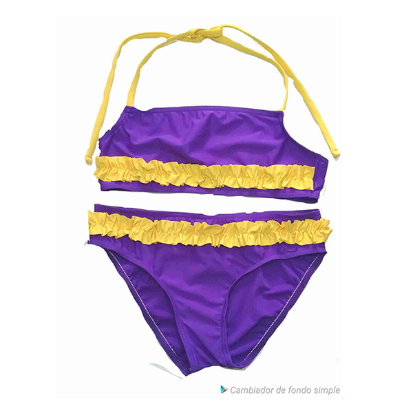 Bikini Purple Yellow