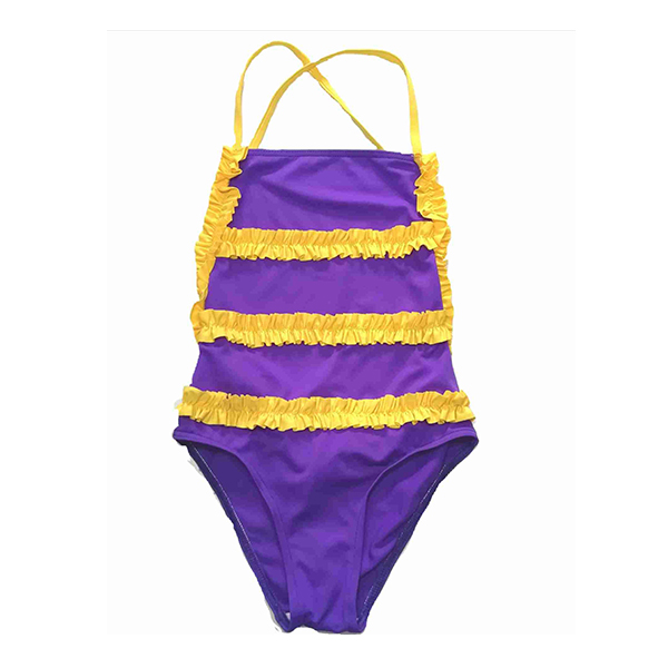 Bañador Purple Yellow