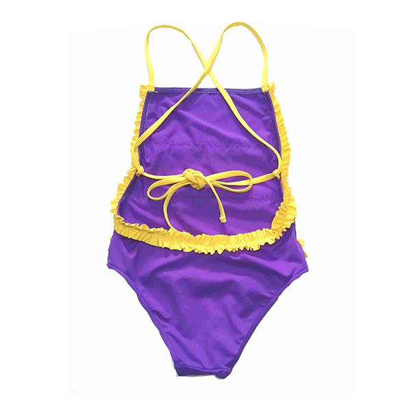 Bañador Purple Yellow