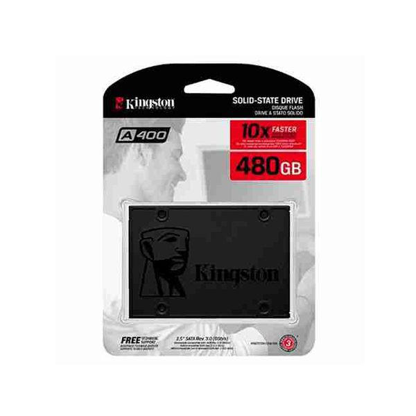 DISCO DURO SSD 480GB 2.5 - SATA3 A400 KINGSTON