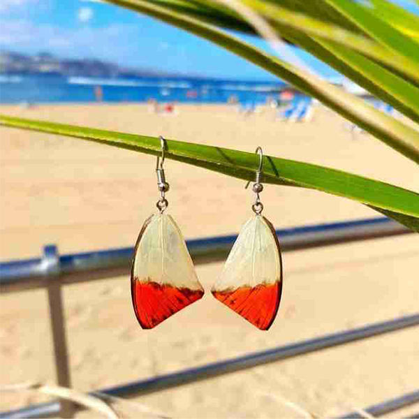 Pendientes mariposa Great Orange