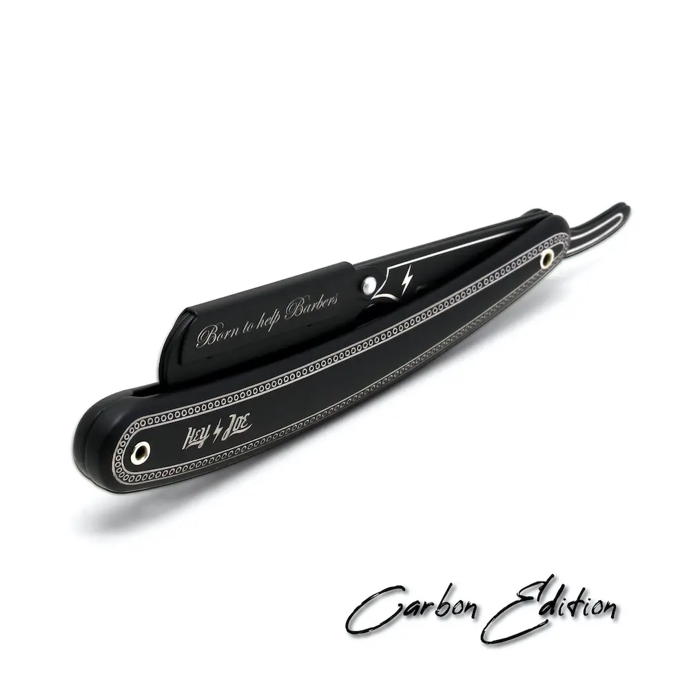 NAVAJA DE AFEITAR PREMIUM CLASSIC RAZOR CARBON EDITION HEY JOE