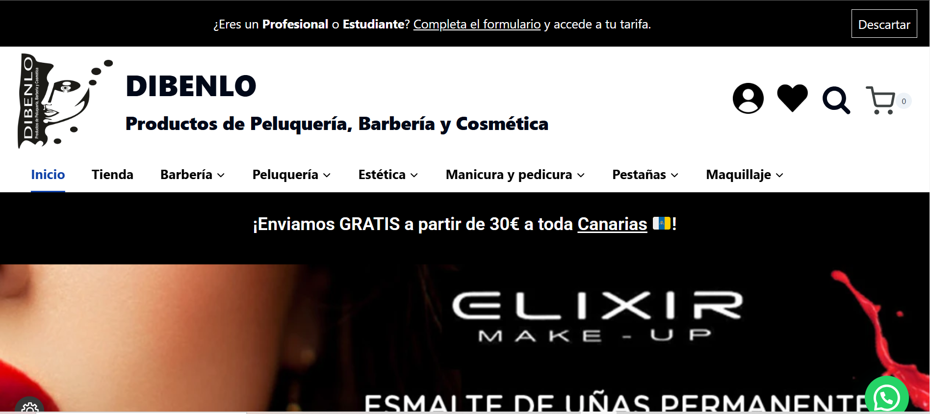 Dibenlo.com Tu tienda de Productos de Peluquería, Barberia y Cosmetica