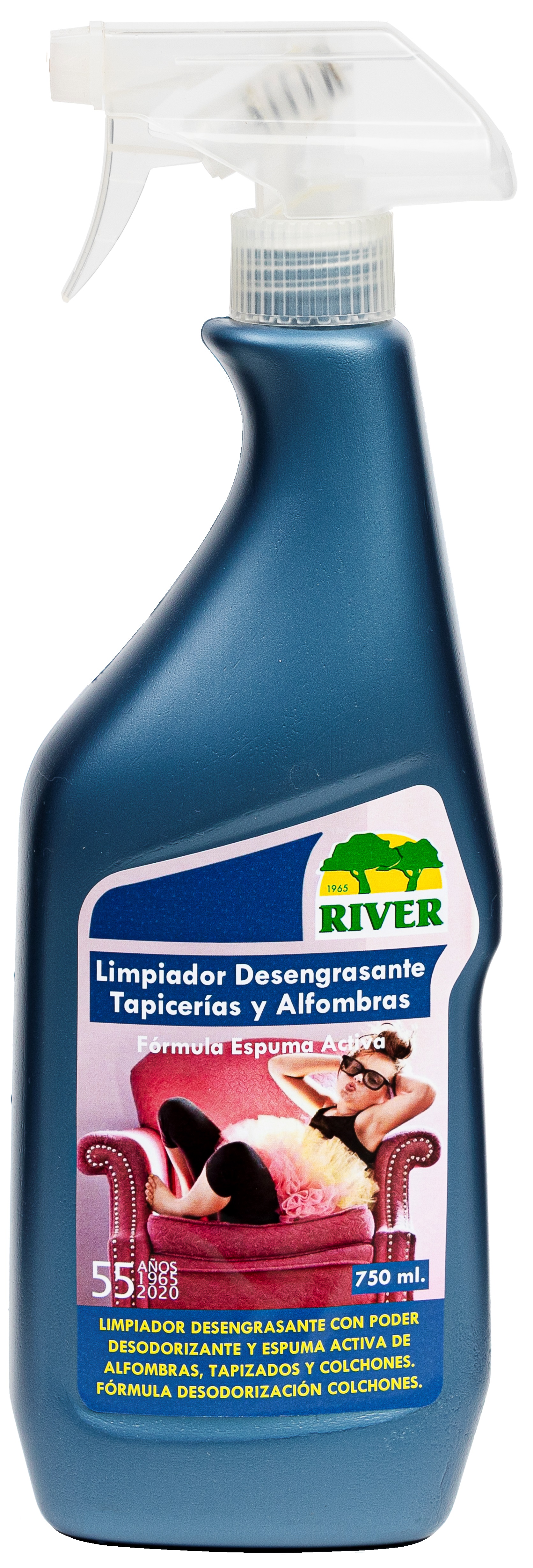 Limpiador Desengrasante Tapicerías y Alfombras Profesional 750 ml.