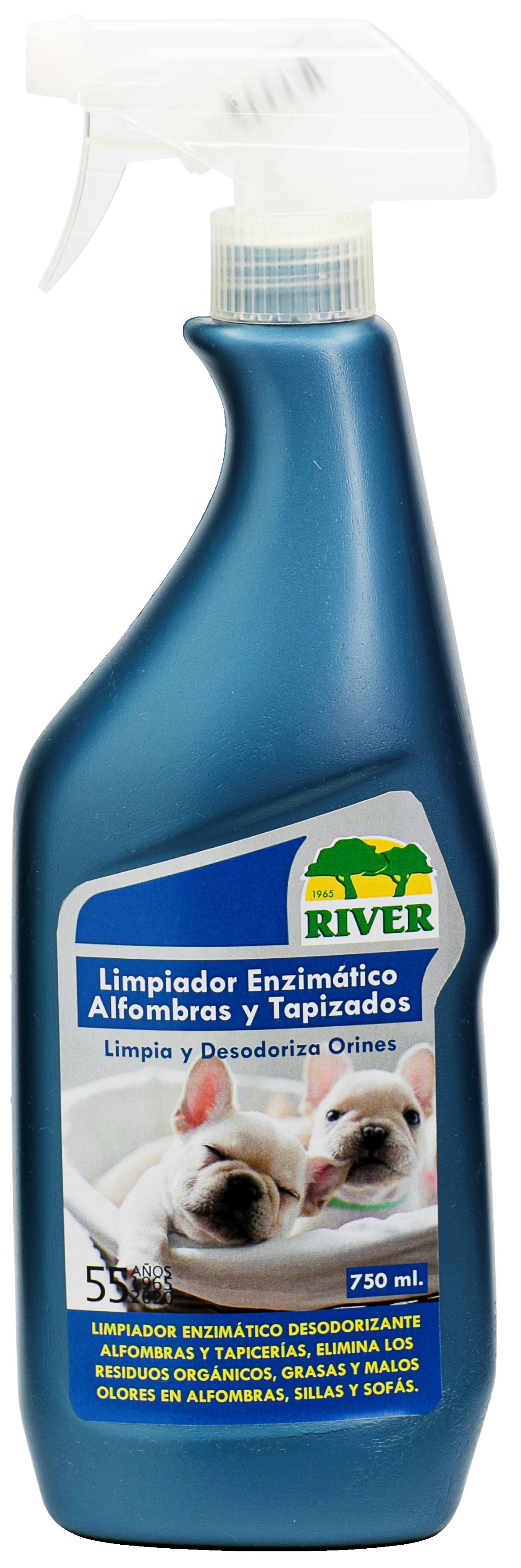 Limpiador Enzimático Alfombras y Tapizados Profesional 750 ml.