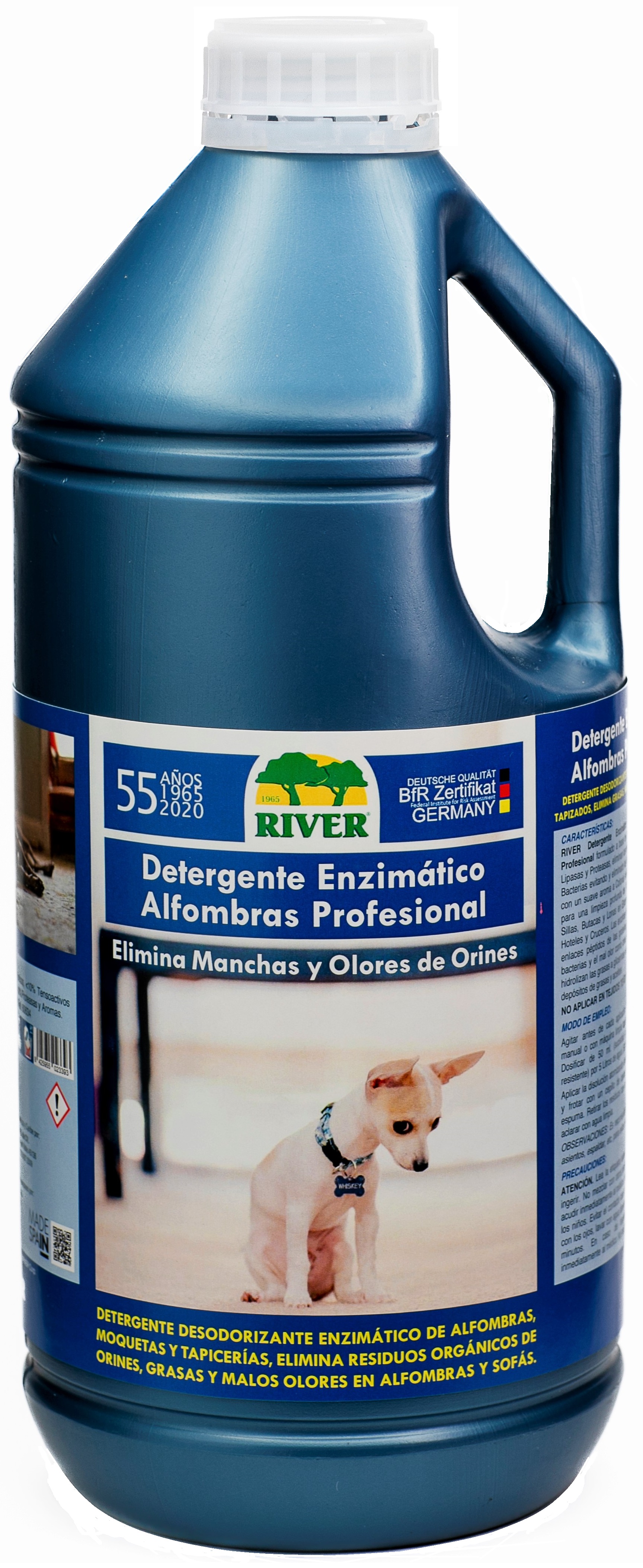 Detergente Enzimático Alfombras y Moquetas Profesional 4 Lt.