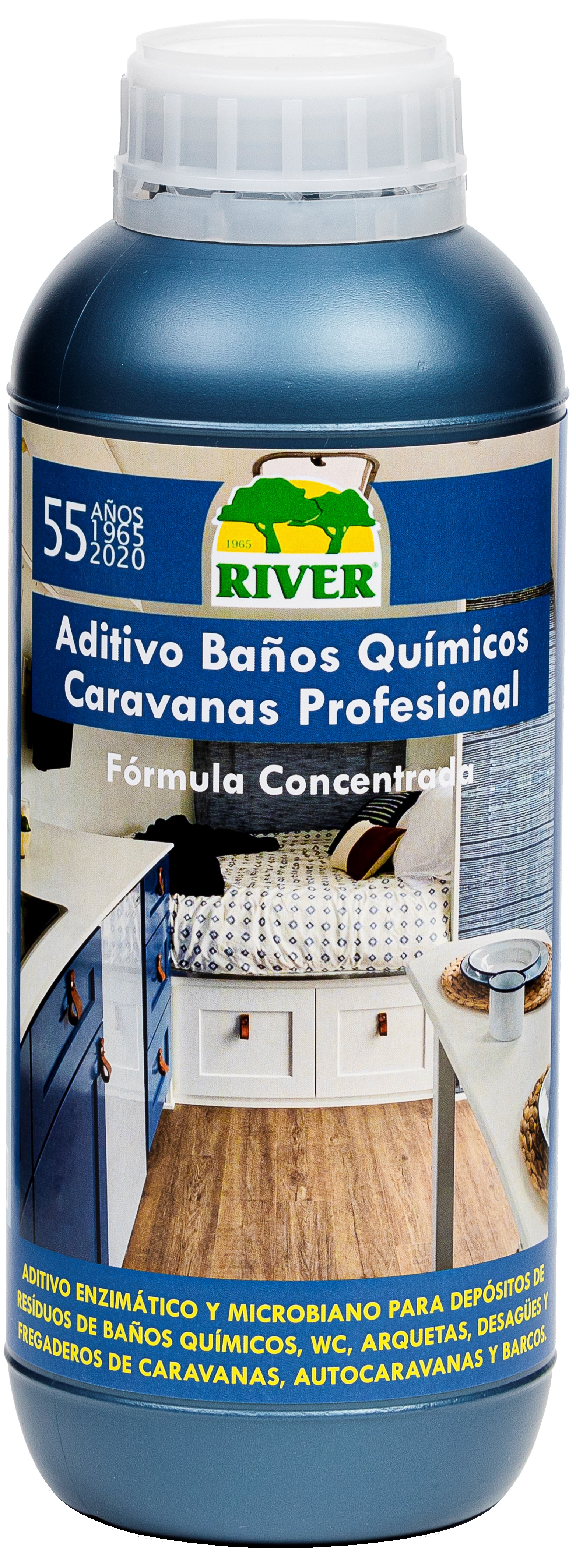 Aditivo Baños Químicos Caravanas y Barcos Profesional 1000 ml.