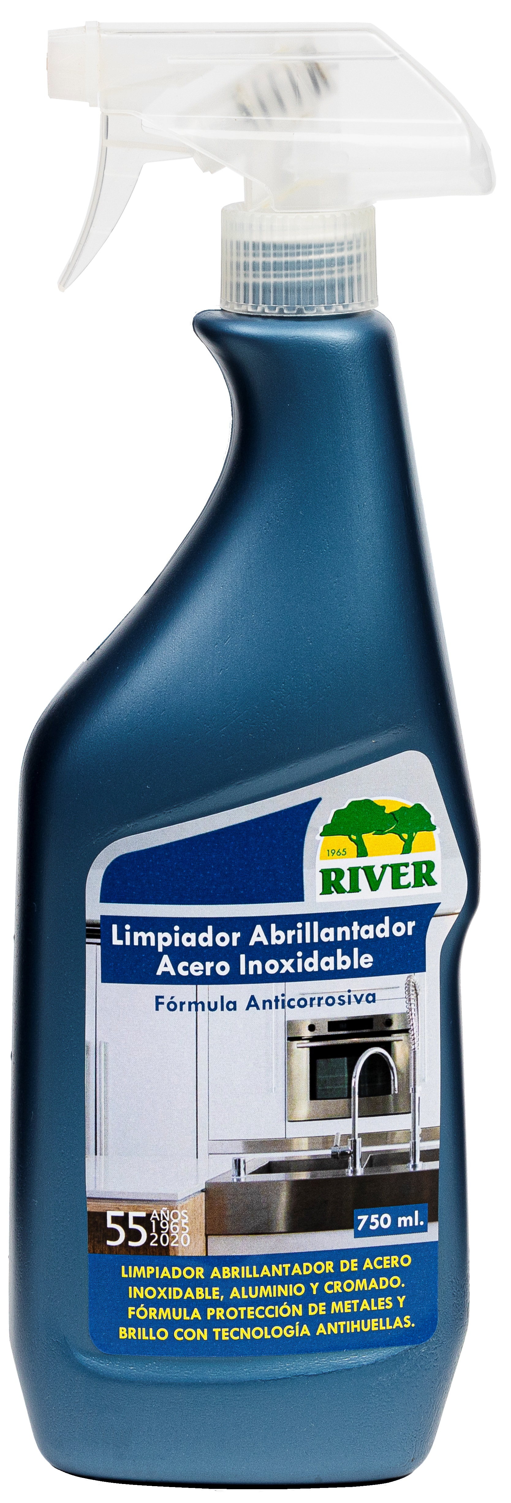 Limpiador Abrillantador Acero Inoxidable Profesional 750 ml.