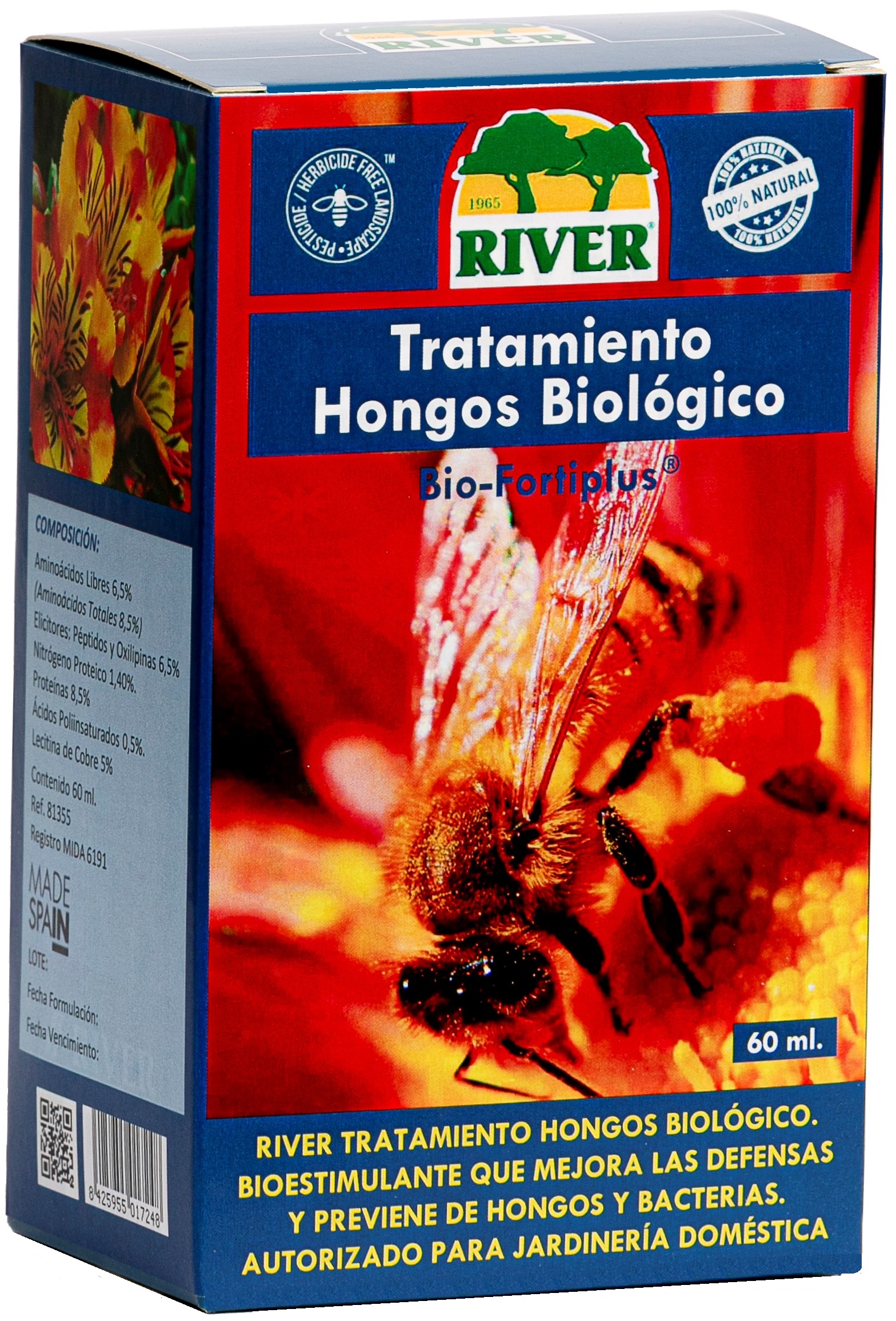 Tratamiento Hongos Biológico 60 ml.