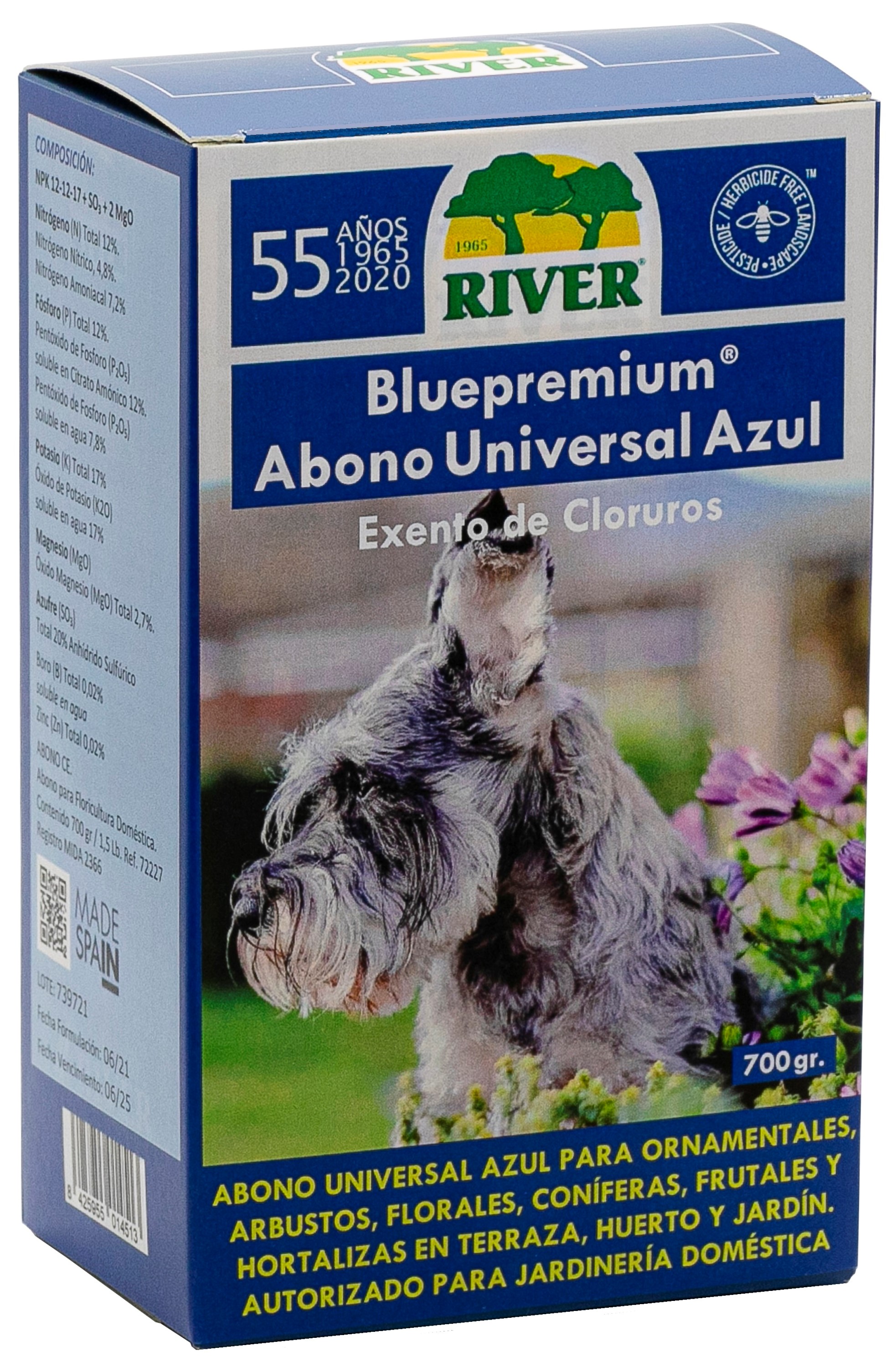 Bluepremium Abono Universal Azul 700 gr.