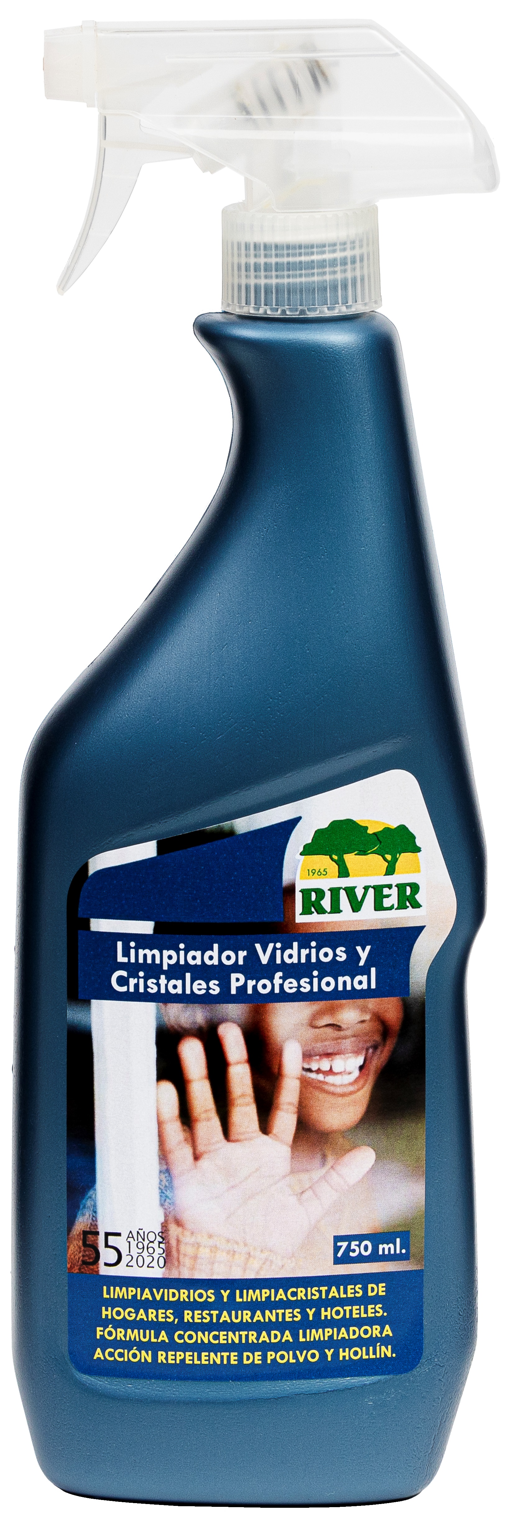 Limpiador Vidrios y Cristales Profesional 750 ml.