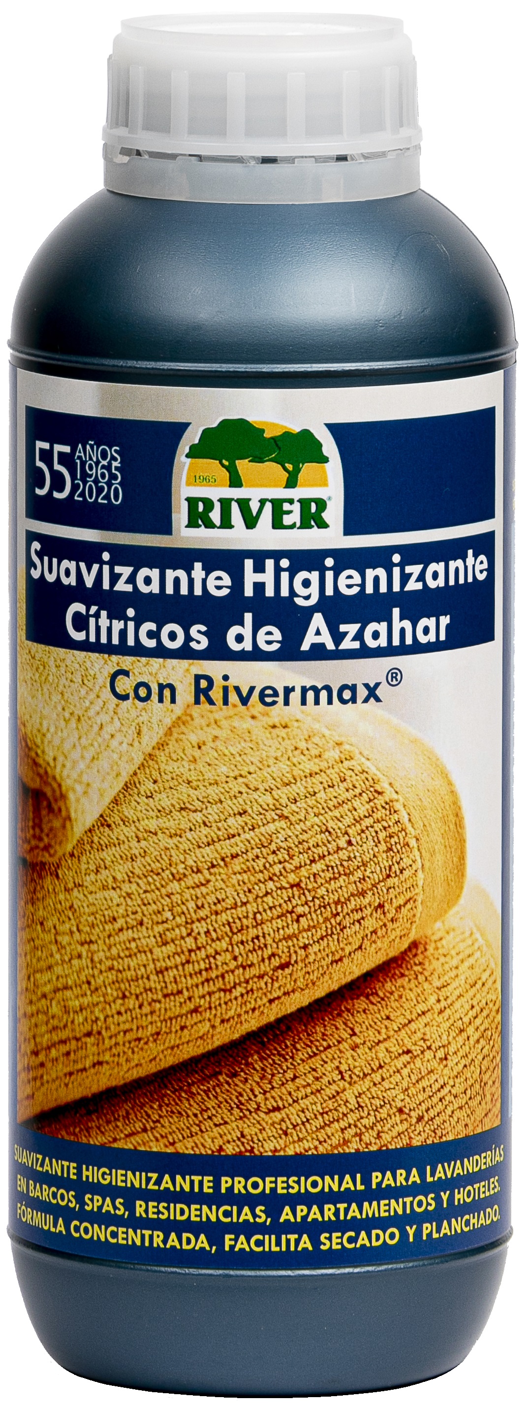 Suavizante Higienizante Lavanderías Cítricos de Azahar Profesional 1000 ml.