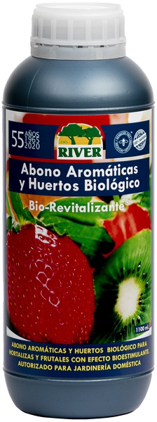 Abono Aromáticas y Huertos Biológico 1000 ml.