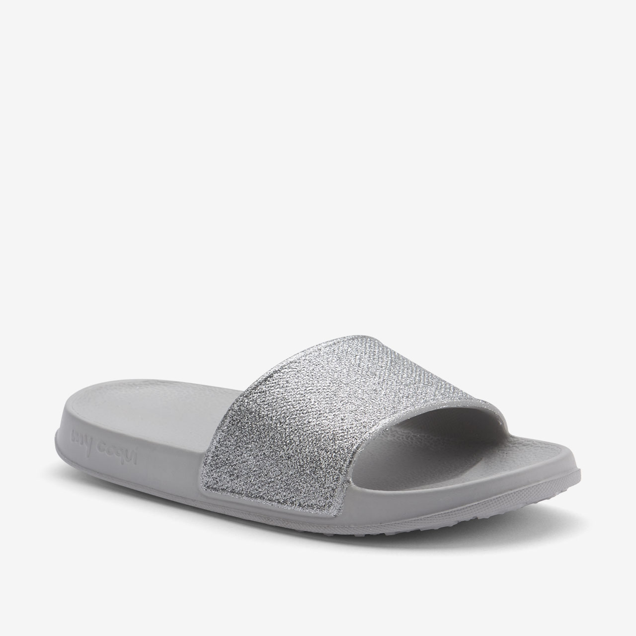 COQUI TORA KHAKI GREY/SILVER GLITTER