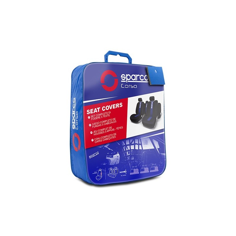 JUEGO FUNDAS CLASSIC AZUL SPARCO CS6