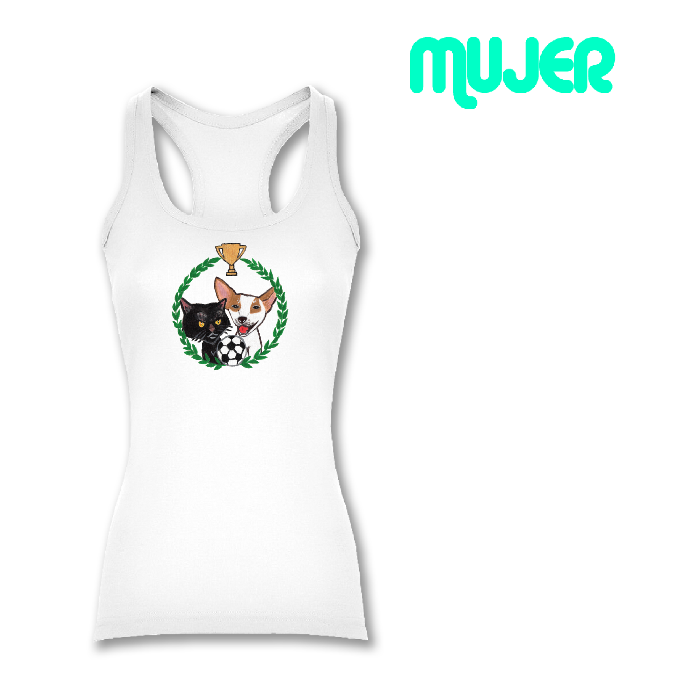 Camiseta Mujer tipo nadadora Diseños Mikimimi