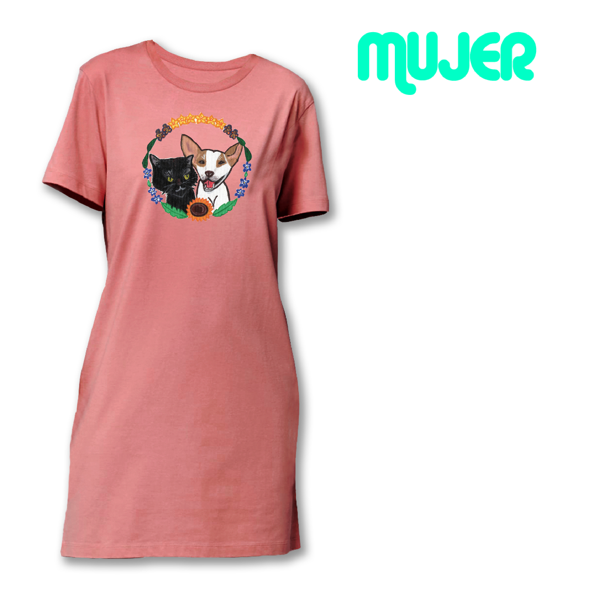 Vestido-camiseta Diseños Mikimimi