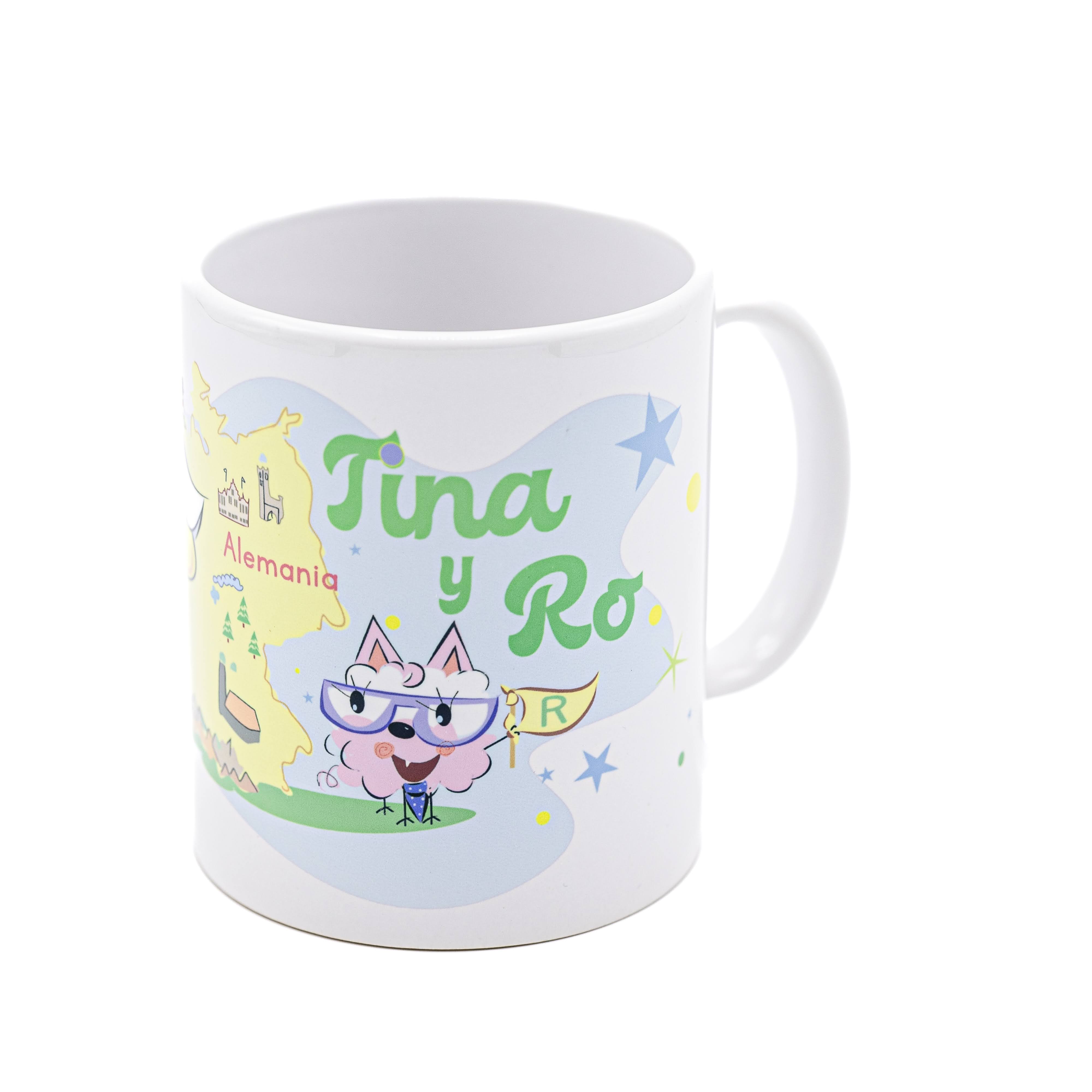 Taza Tina y Ro en Alemania. (Merchandising). 