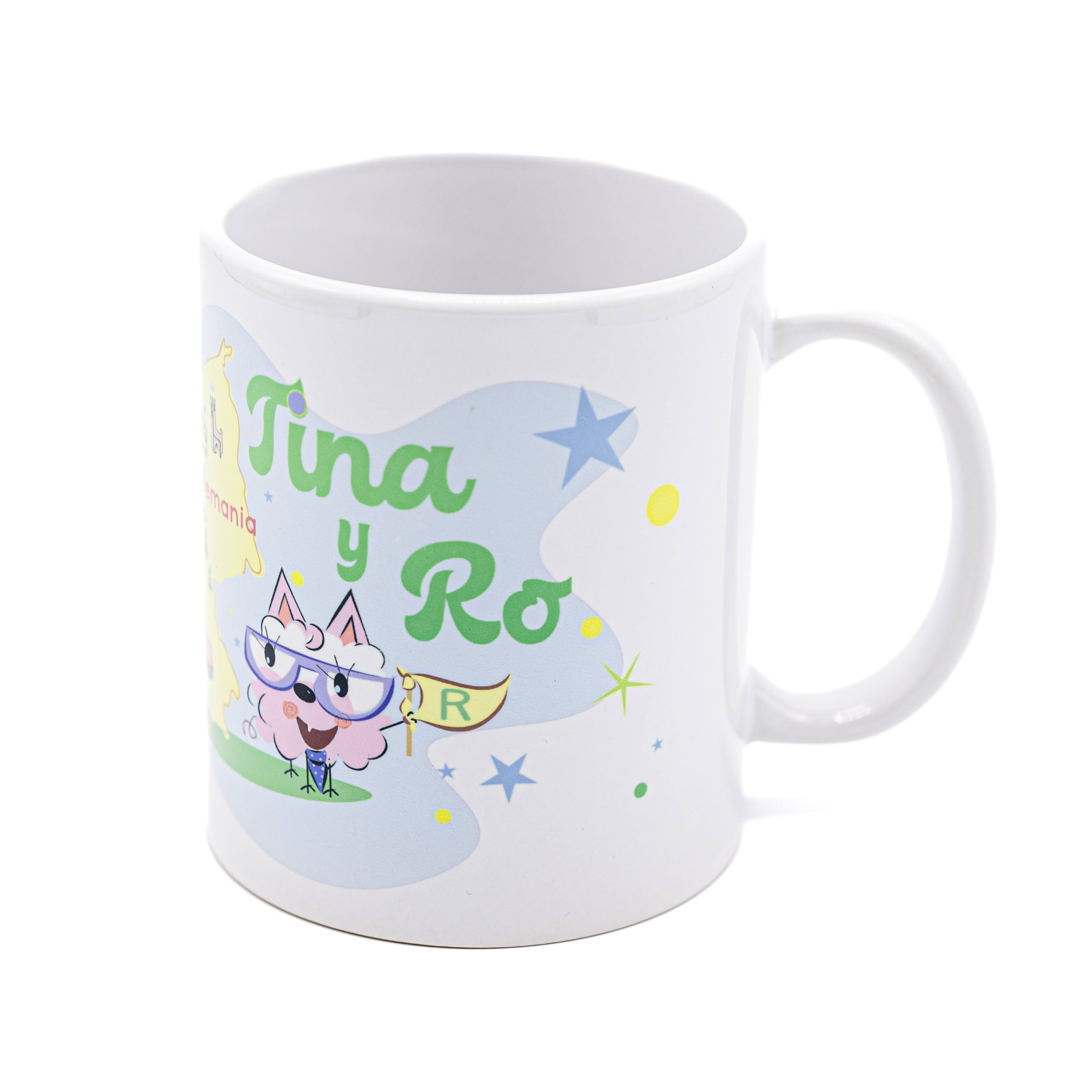 Taza Tina y Ro en Alemania. (Merchandising). 