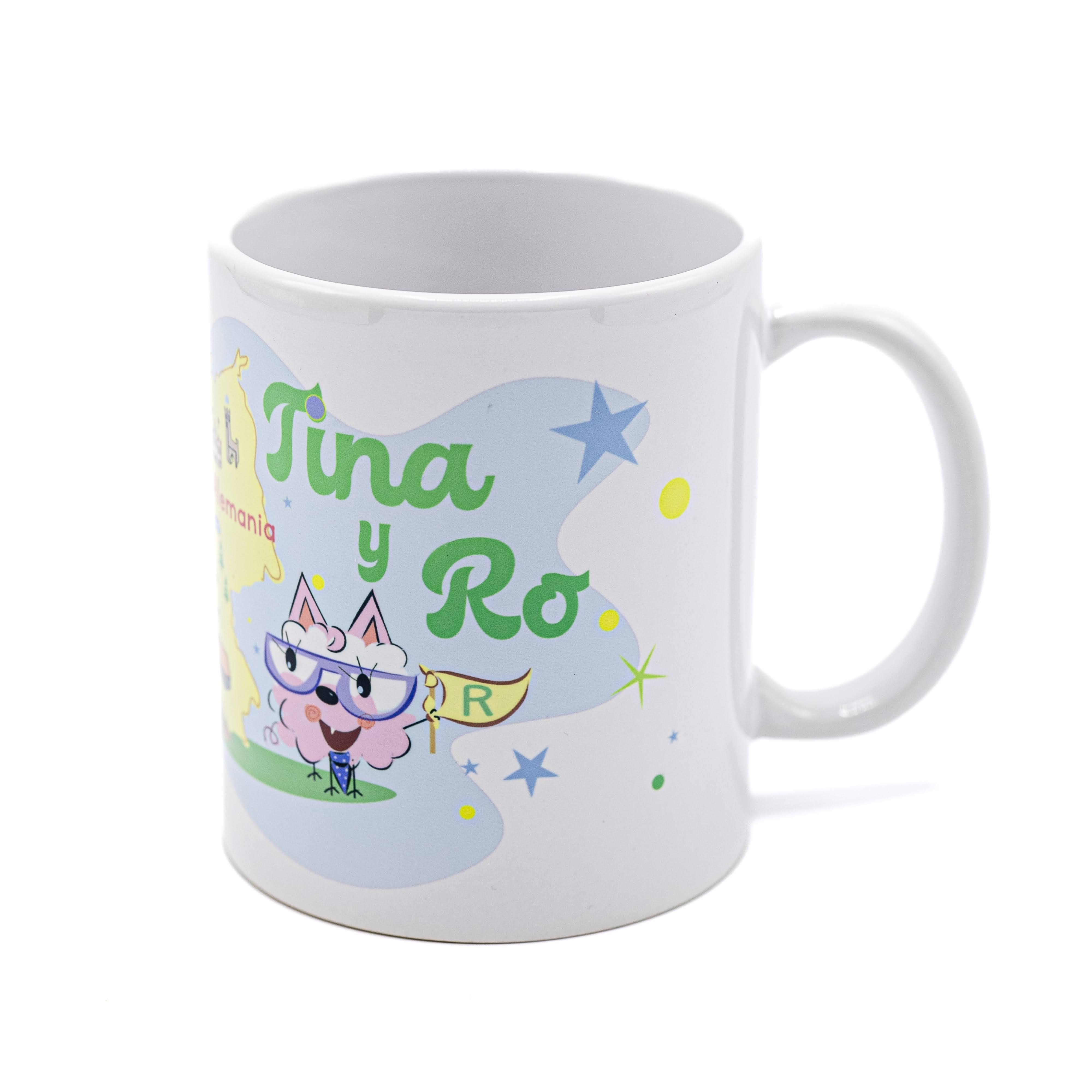 Taza Tina y Ro en Alemania. (Merchandising). 