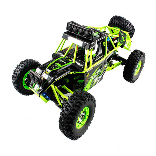 Coche eléctrico escala 1/12 Wl-Toys Remote Rtr 4WD off-road Verde.