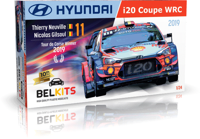 Belkits Maqueta Hyundai I20 Coupe WRC 2019 Rally