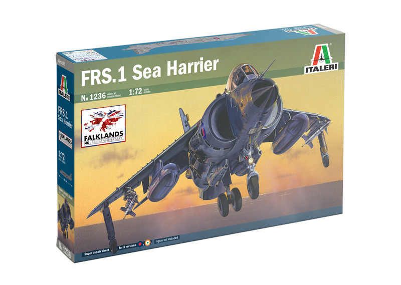 Maqueta Avión FRS.1 Sea Harrier Nº1236 1/72 Italeri