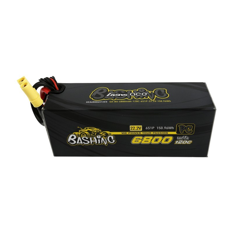 GENS ACE Batería LIPO 6800MAH 22.2V 120C 6S1P BASHING