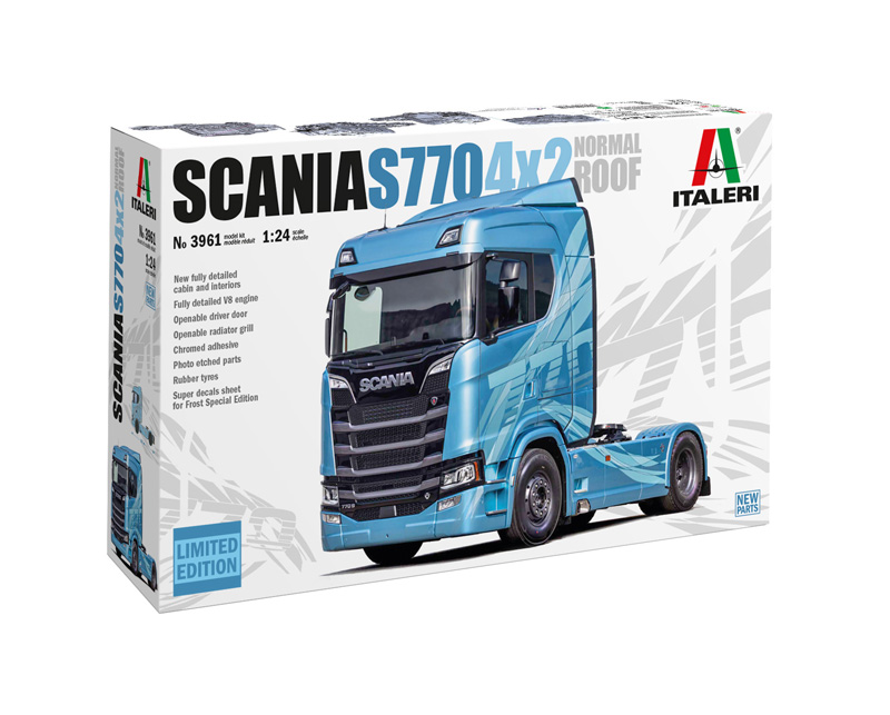 Italeri Maqueta Camión Scania S770 4X2 Techo normal-Edición Limitada 