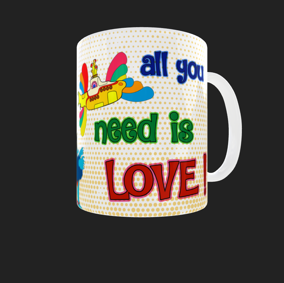 TAZA LOVE BEATLES