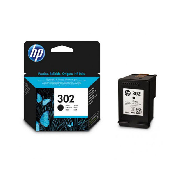  	Cartucho original HP 302 negro F6U66AE